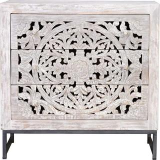 mutoni Sideboard Mykonos Mango vintage weiss 80  