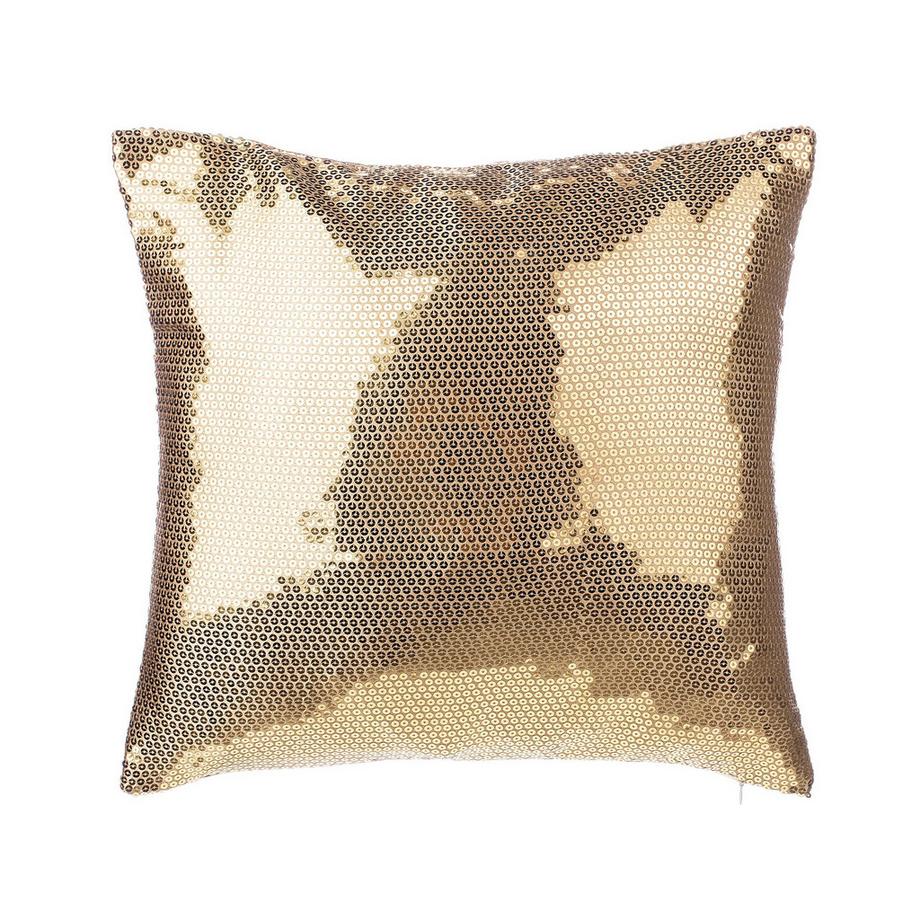 Beliani Dekokissen 2er Set aus Polyester Glamourös ASTER  