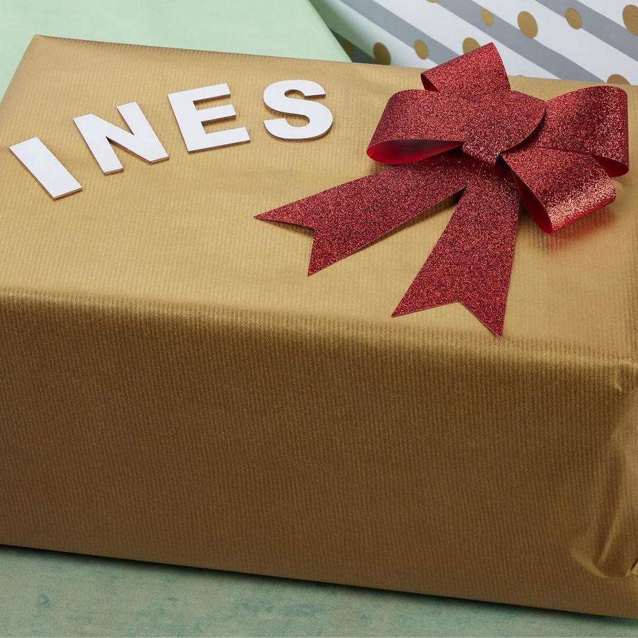 Northix  Buchstaben und Zahlen aus Holz 144 Teile 