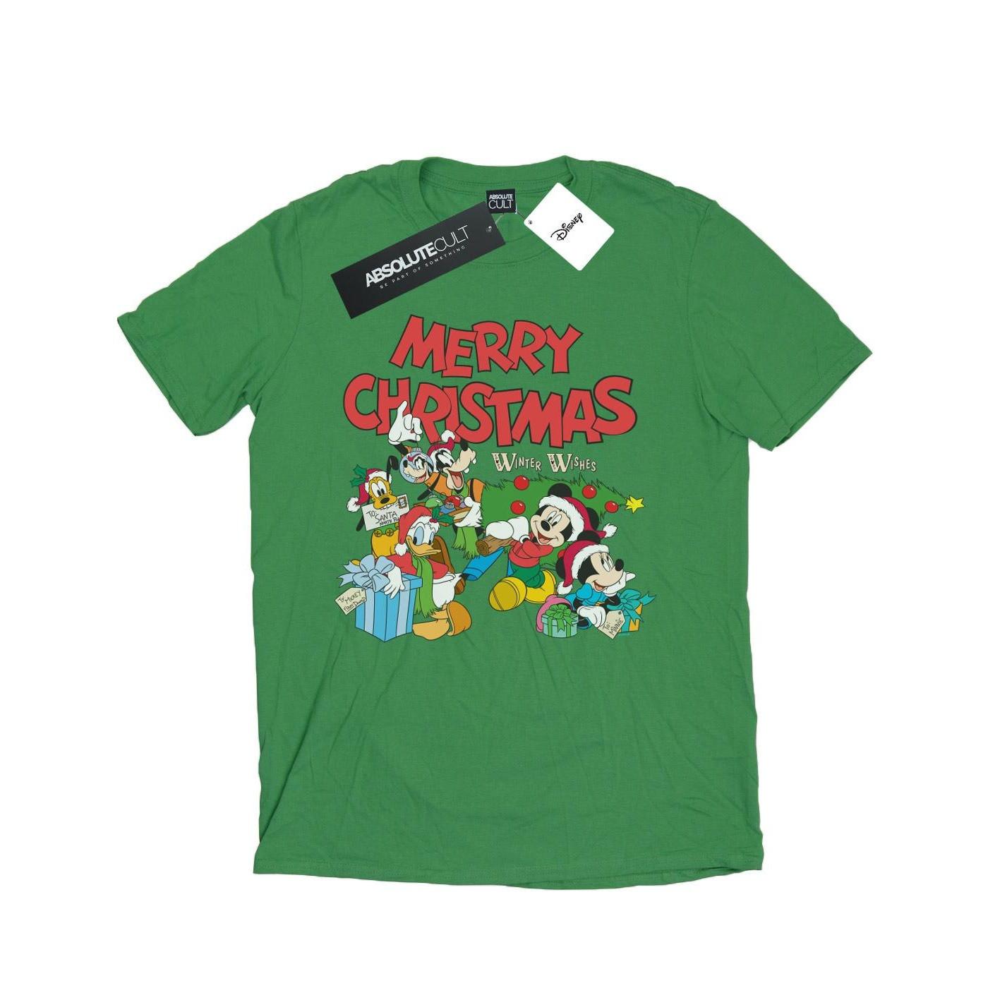 Disney  Mickey Mouse And FriendsWinter Wishes TShirt 