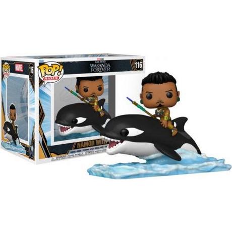 Funko  Funko POP! BP Wakanda Forever Riders DLX Namor w/Orca (116) 