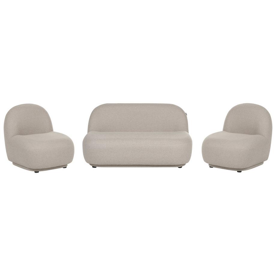 Set da salotto en Tessuto Minimalista LOVBERG