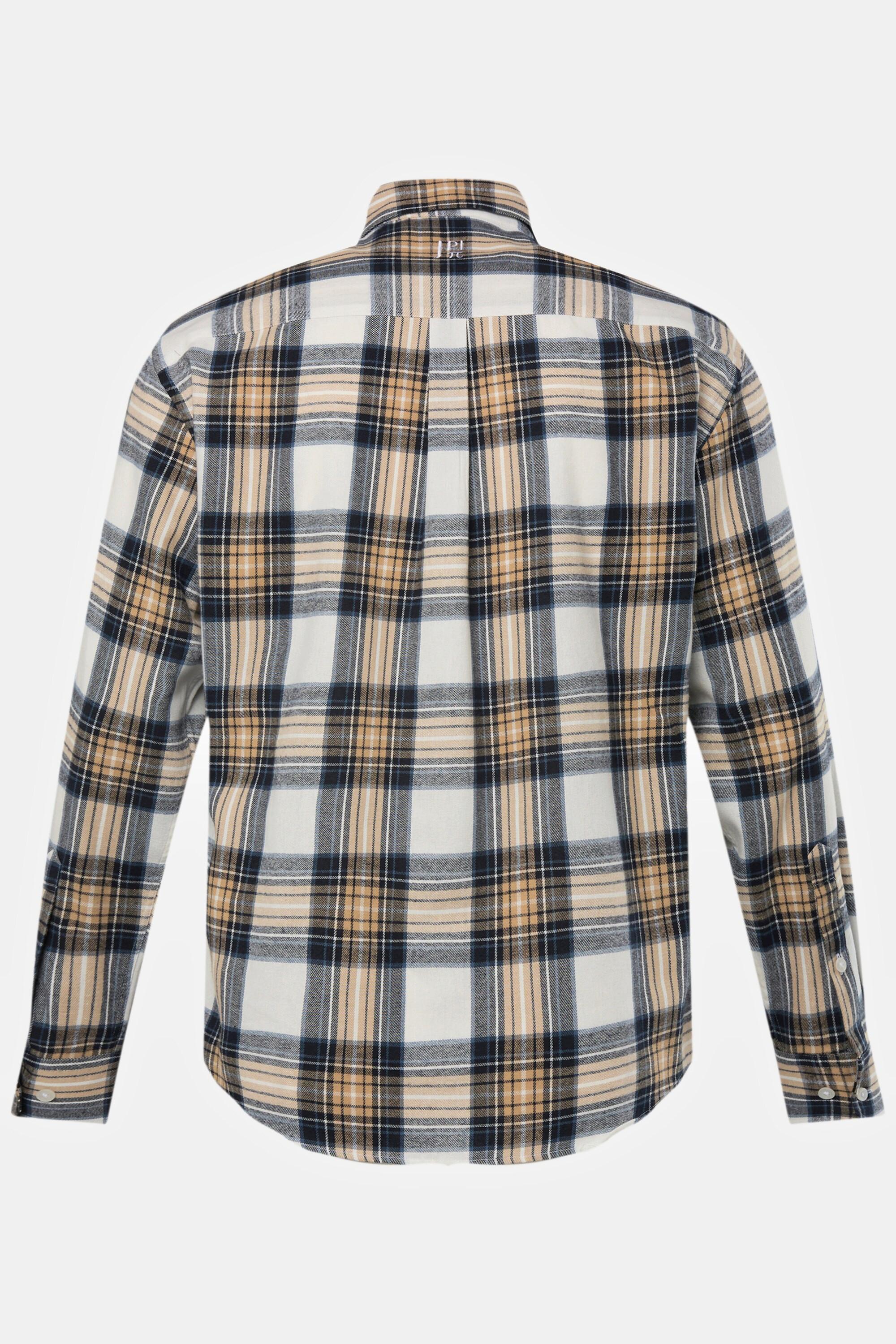 JP1880  Camicia da trekking per l'outdoor con vestibilità moderna, maniche lunghe e colletto button-down 