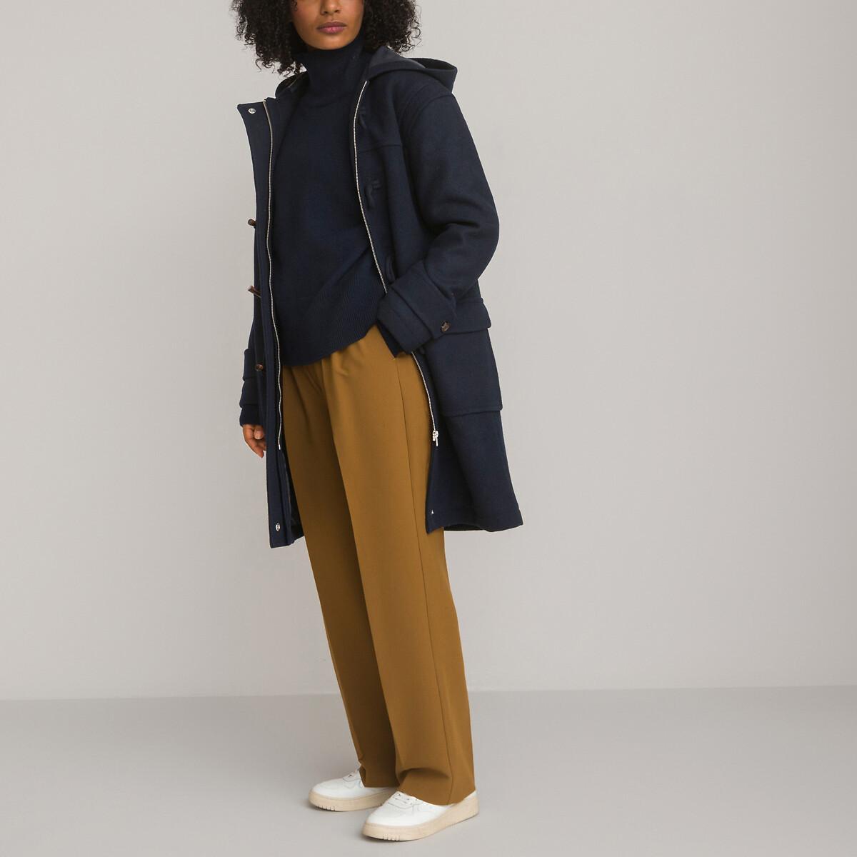 Image of Dufflecoat Mit Kapuze Unisex Blau 42