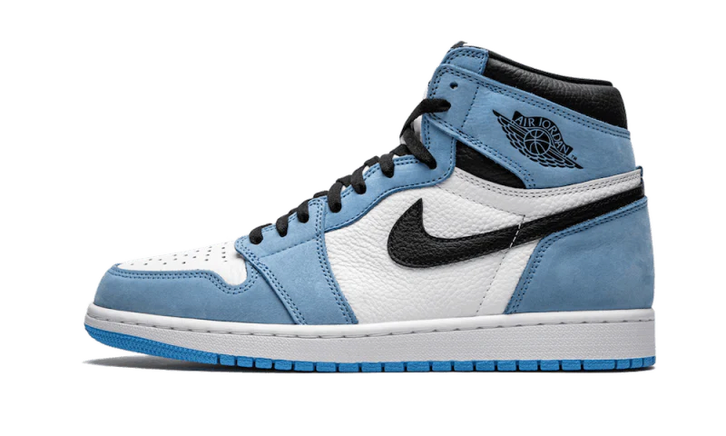 Image of Air Jordan 1 Retro High University Blue (gs) Damen Blau 38