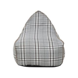 Beliani Pouf poire en Polyester Moderne DROP LINEN  