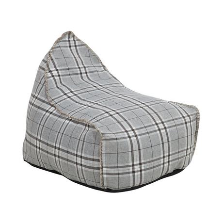 Beliani Pouf poire en Polyester Moderne DROP LINEN  