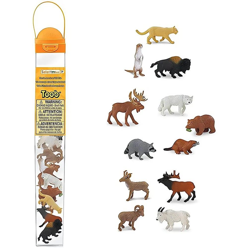 Image of Toob Waldtiere Nordamerika (12Teile) Multicolor