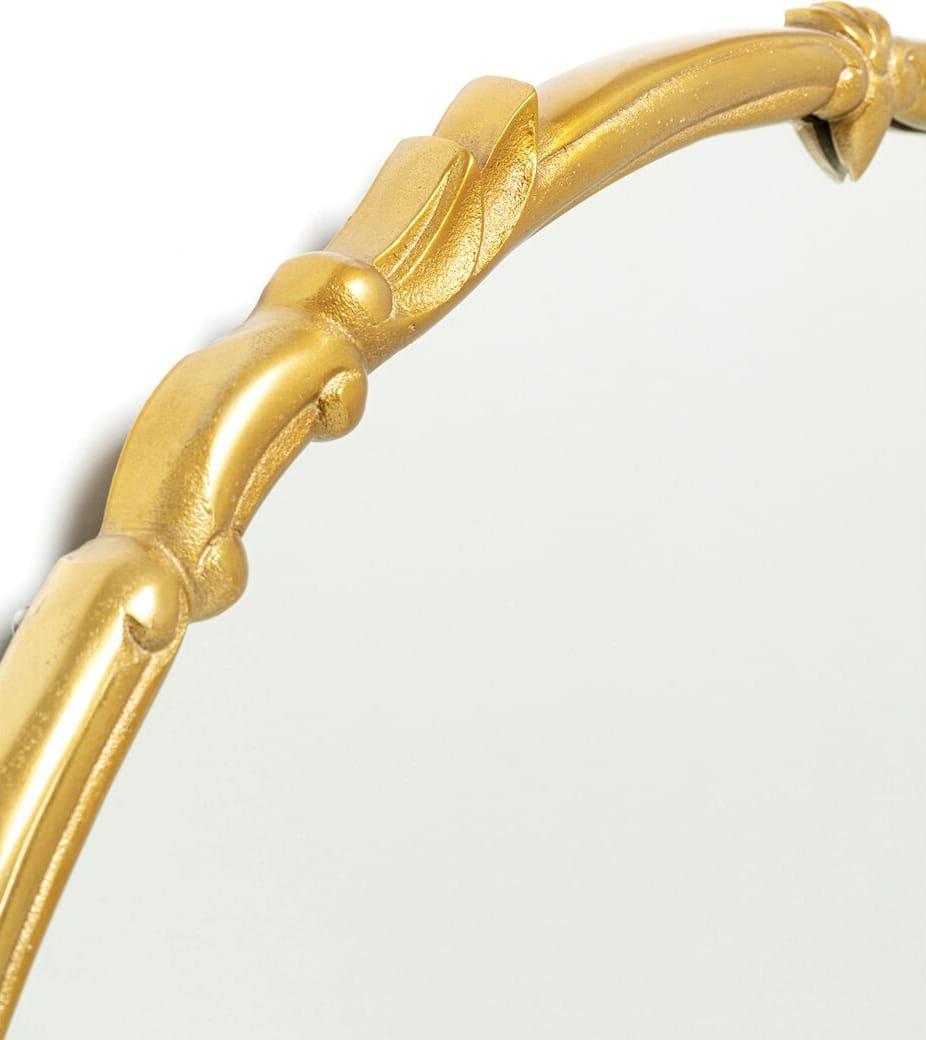 KARE Design Wandspiegel Cassandra gold rund 80  