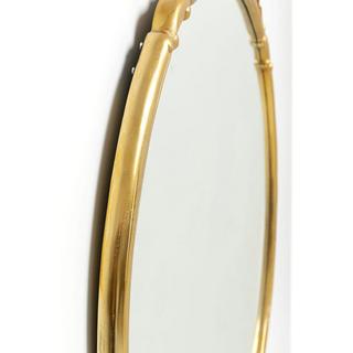 KARE Design Wandspiegel Cassandra gold rund 80  