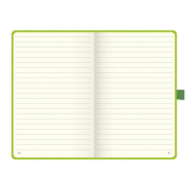 Biella Carnet de notes Kompagnon Colour Code, 12,5 x 19,5 cm, ligné - Vert clair  