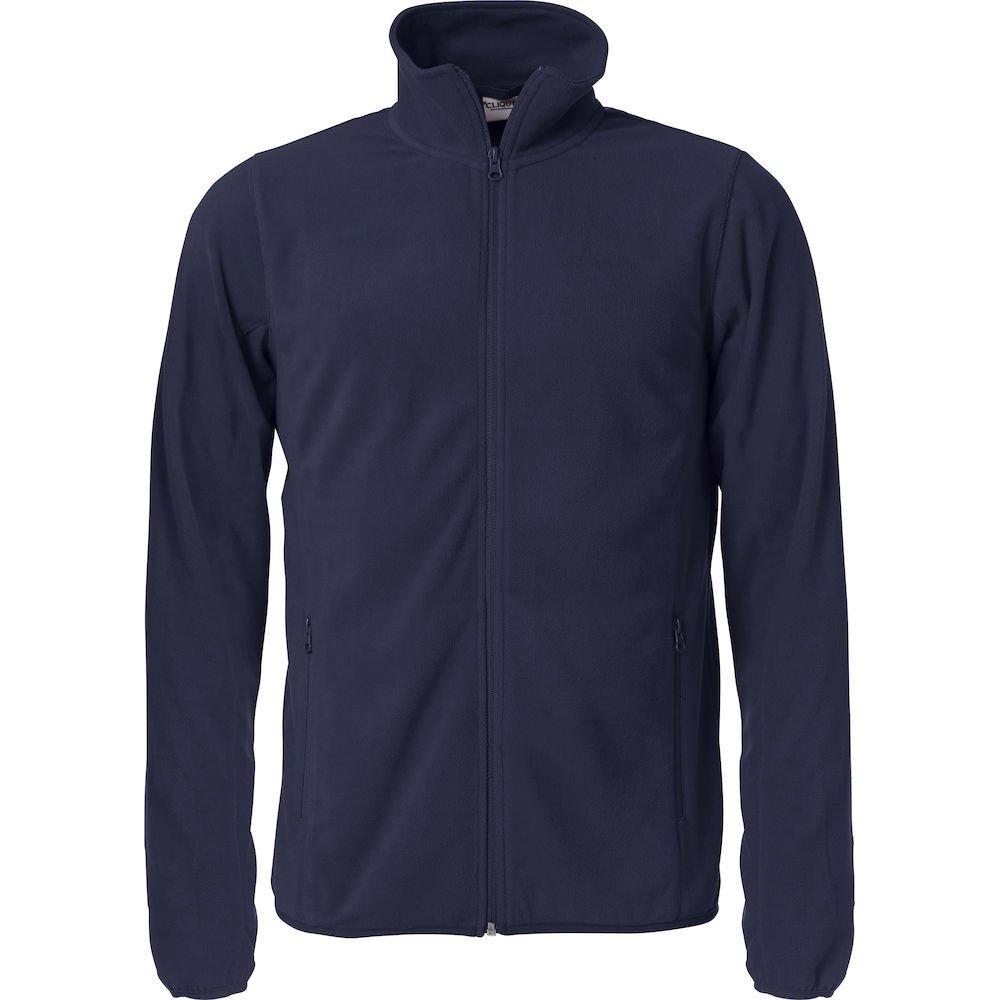 Image of Basic Fleecejacke Herren Marine XL