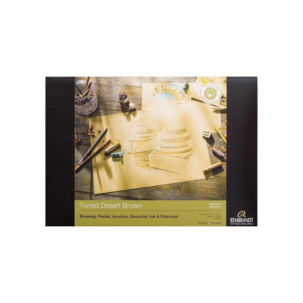 Image of Rembrandt 93080011 Kunstdruckpapier Kunstpapier 50 Blätter Braun