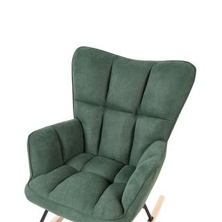 Beliani Fauteuil à bascule en Polyester Moderne OULU  