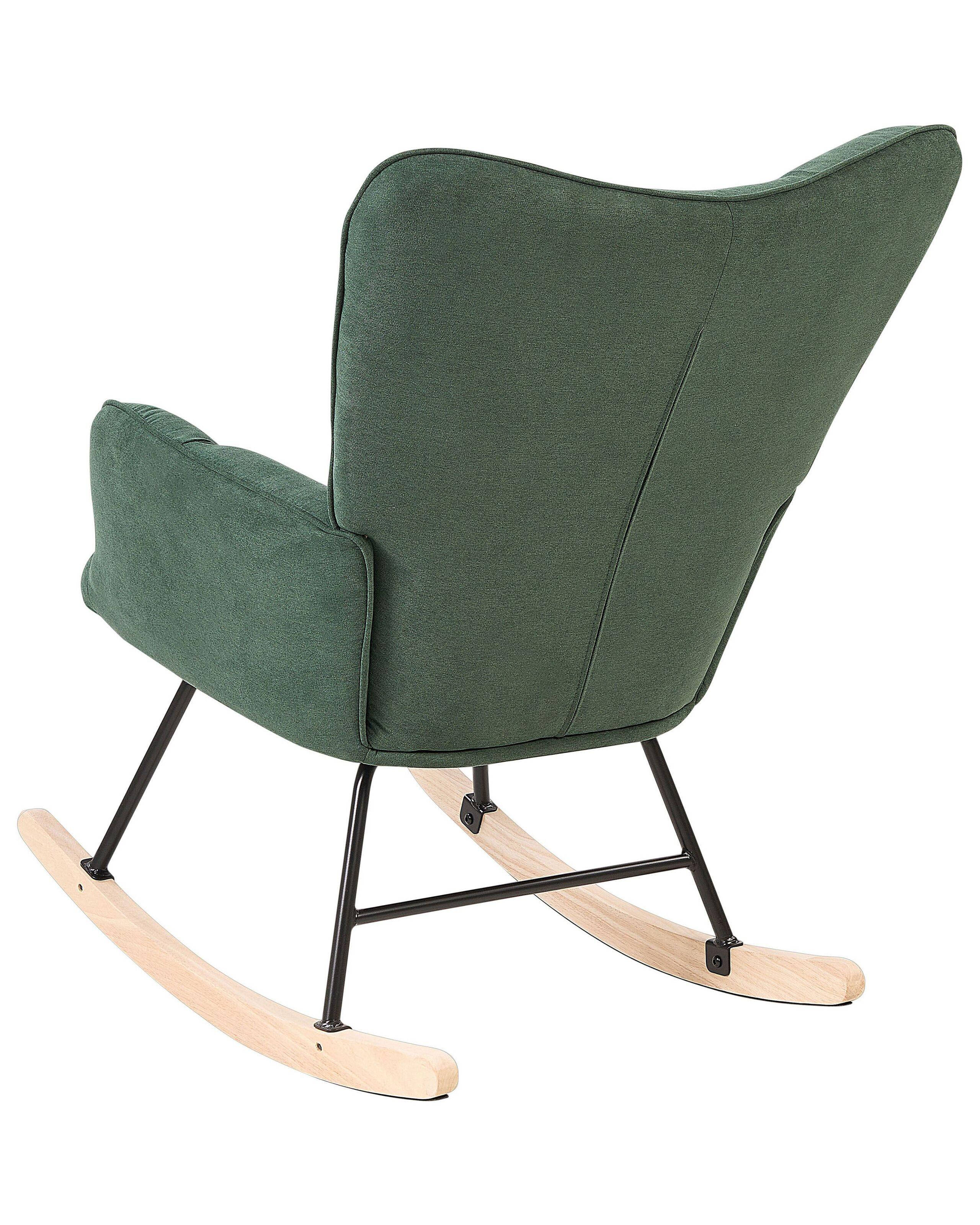 Beliani Fauteuil à bascule en Polyester Moderne OULU  