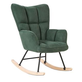 Beliani Fauteuil à bascule en Polyester Moderne OULU  