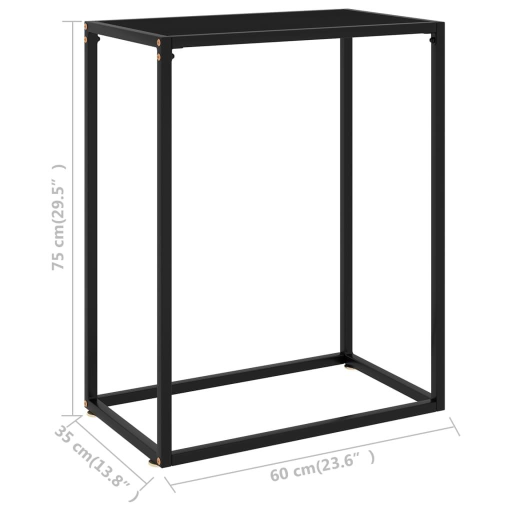 VidaXL Table console verre  