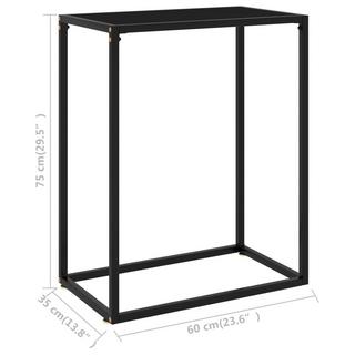 VidaXL Table console verre  