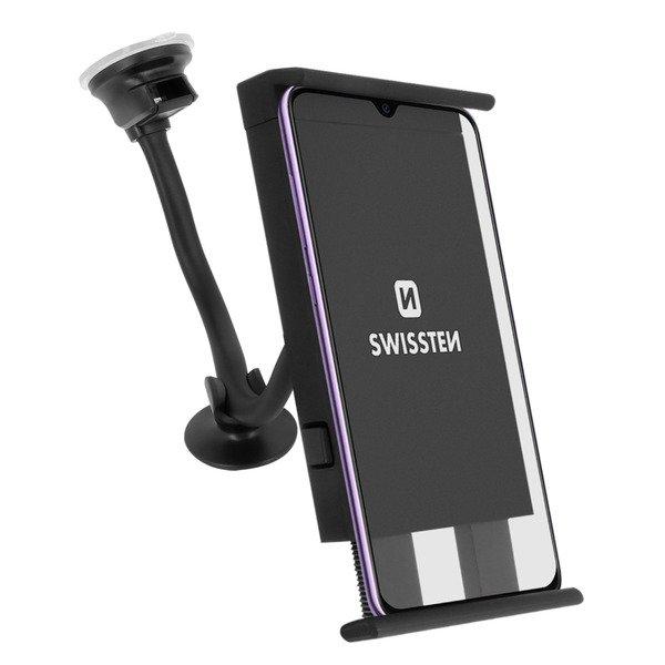 SWISSTEN  Supporto Auto a ventosa Swissten Nero 