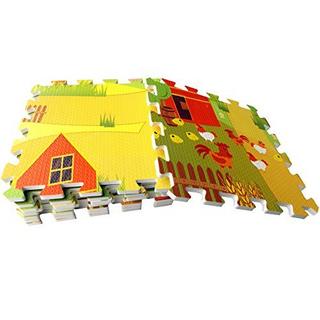 Activity-board  Premium Bauernhof-Puzzlematte, 9-teilige Schaumstoffmatte 