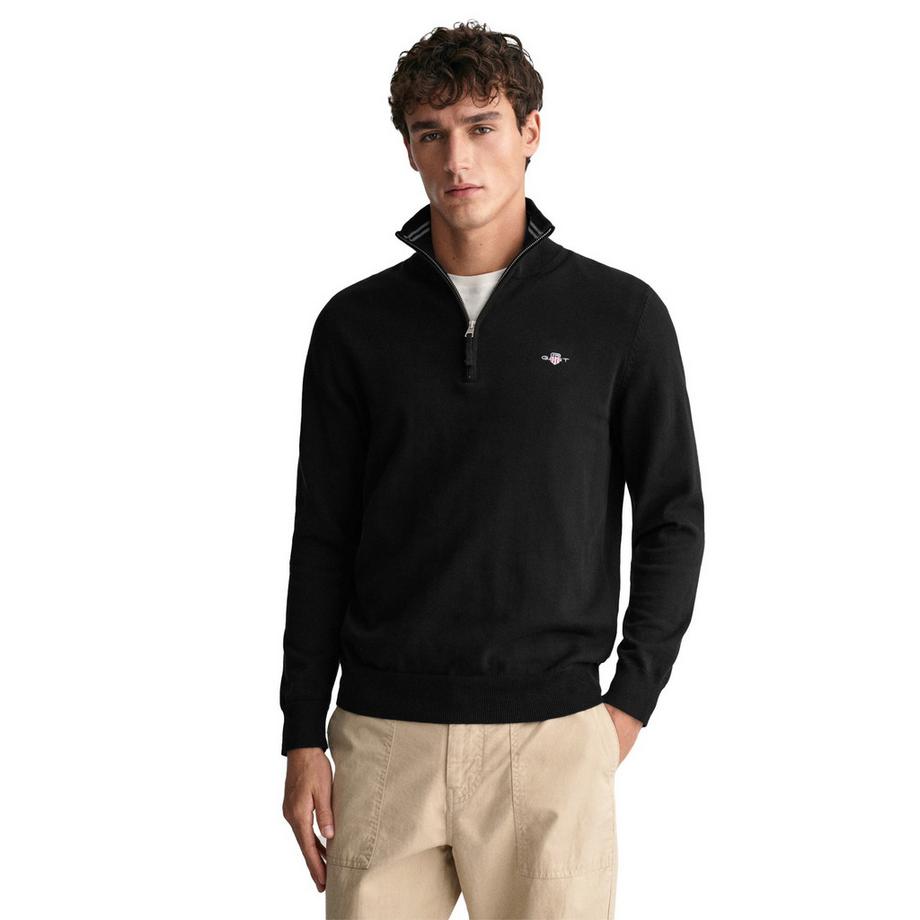 GANT Pull en tricot demi-zip  