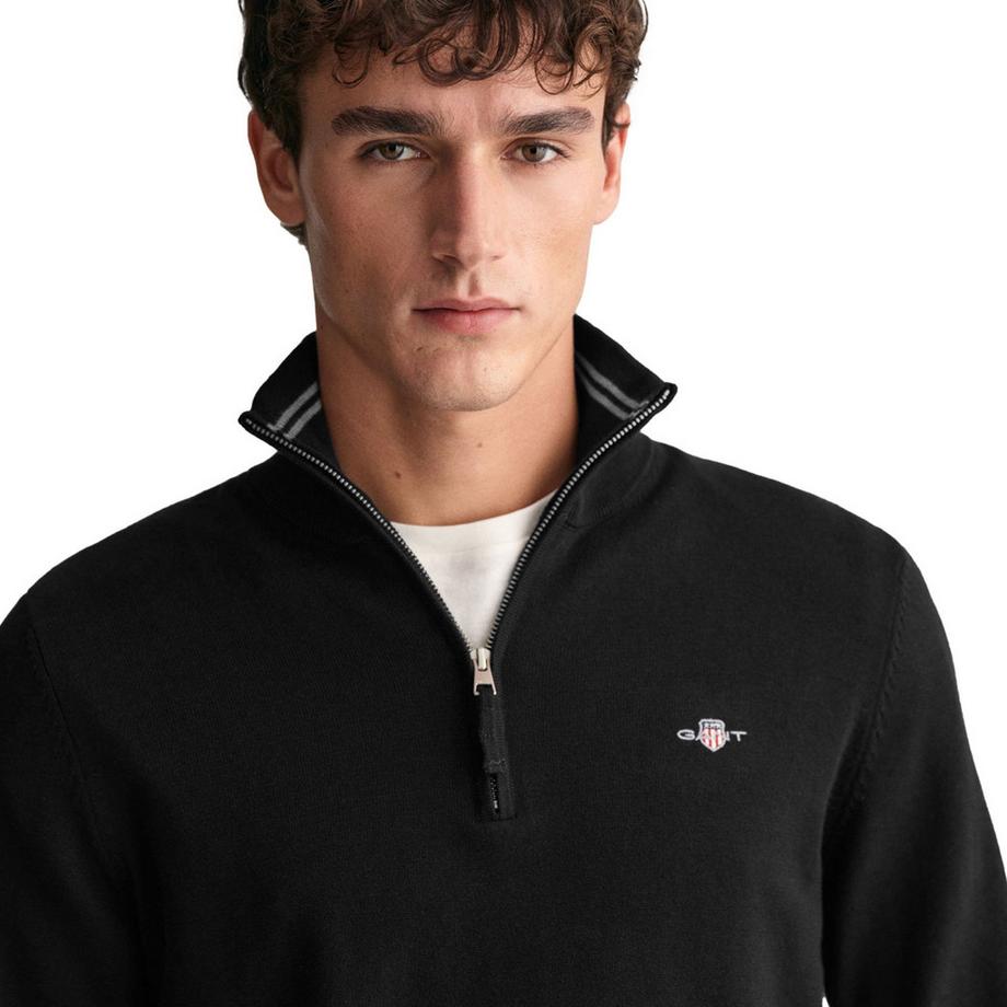 GANT Pull en tricot demi-zip  