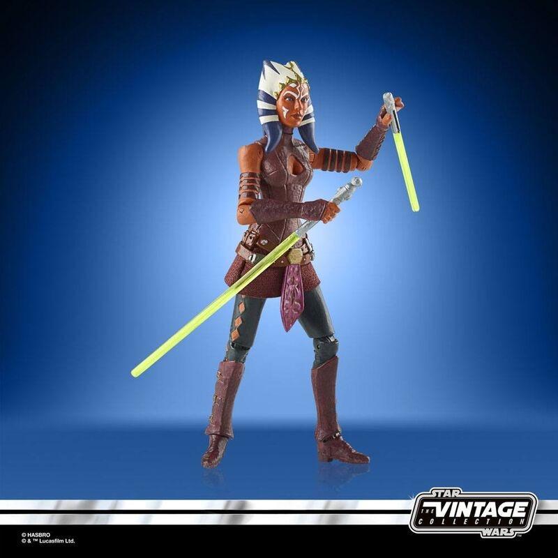 Hasbro  Star Wars The Clone Wars Vintage Kollektion Ahsoka Tano Figur 9,5cm 