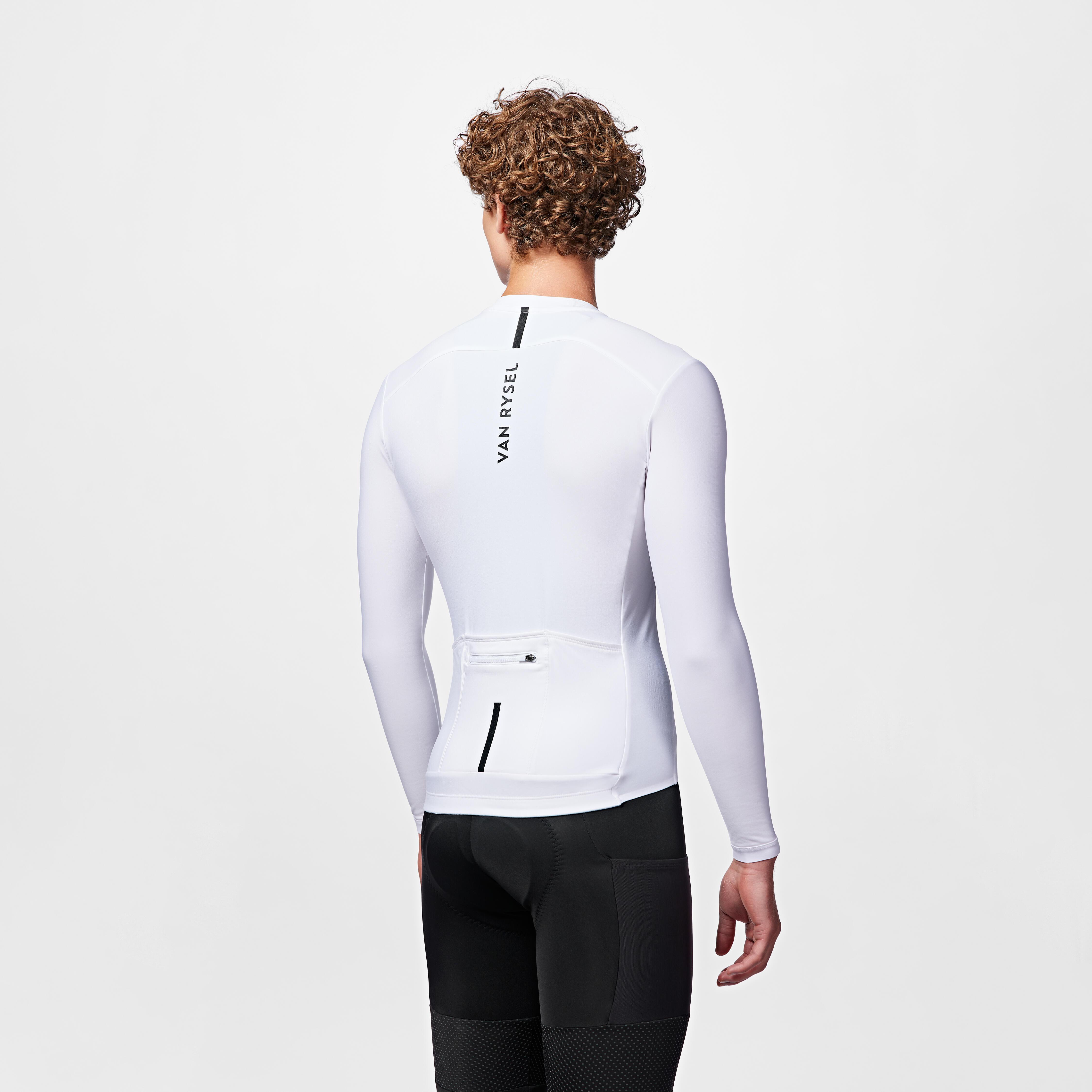 VAN RYSEL  Maillot manches longues vélo de route slim fit polyester 
