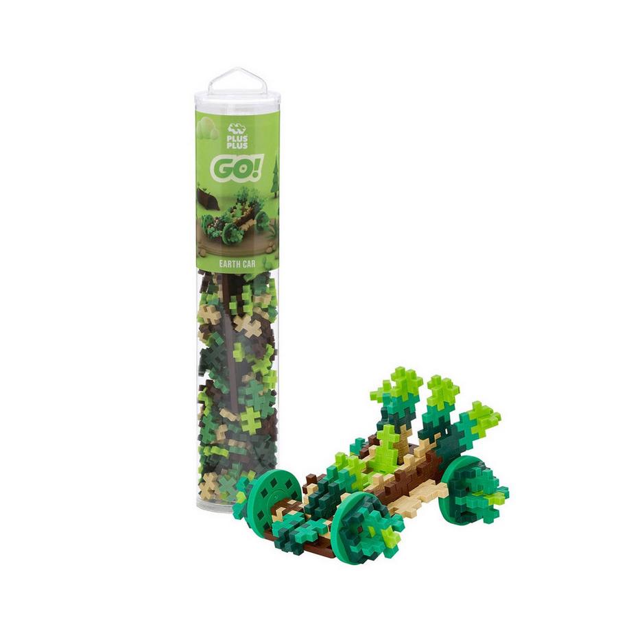 Plus-Plus  Basic Kreativ Bausteine Auto Erde (200Teile) 