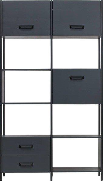 Image of Schrank Legacy Holz Metall Schwarz Schrank Legacy Holz Metall Schwarz