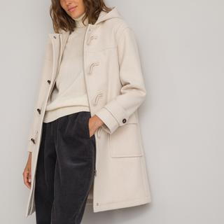 La Redoute Collections  Dufflecoat mit Kapuze 