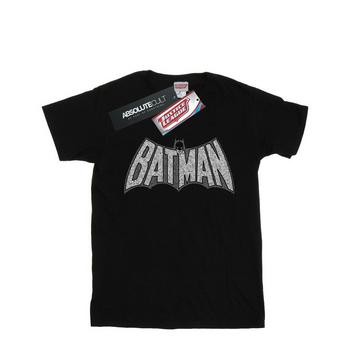 Batman Retro Crackle Logo TShirt