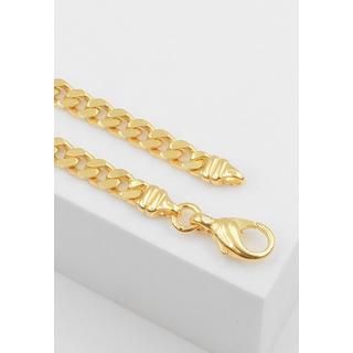 MUAU Schmuck  Bracelet Panzer Gelbgold 750, 4.2mm, 21cm 