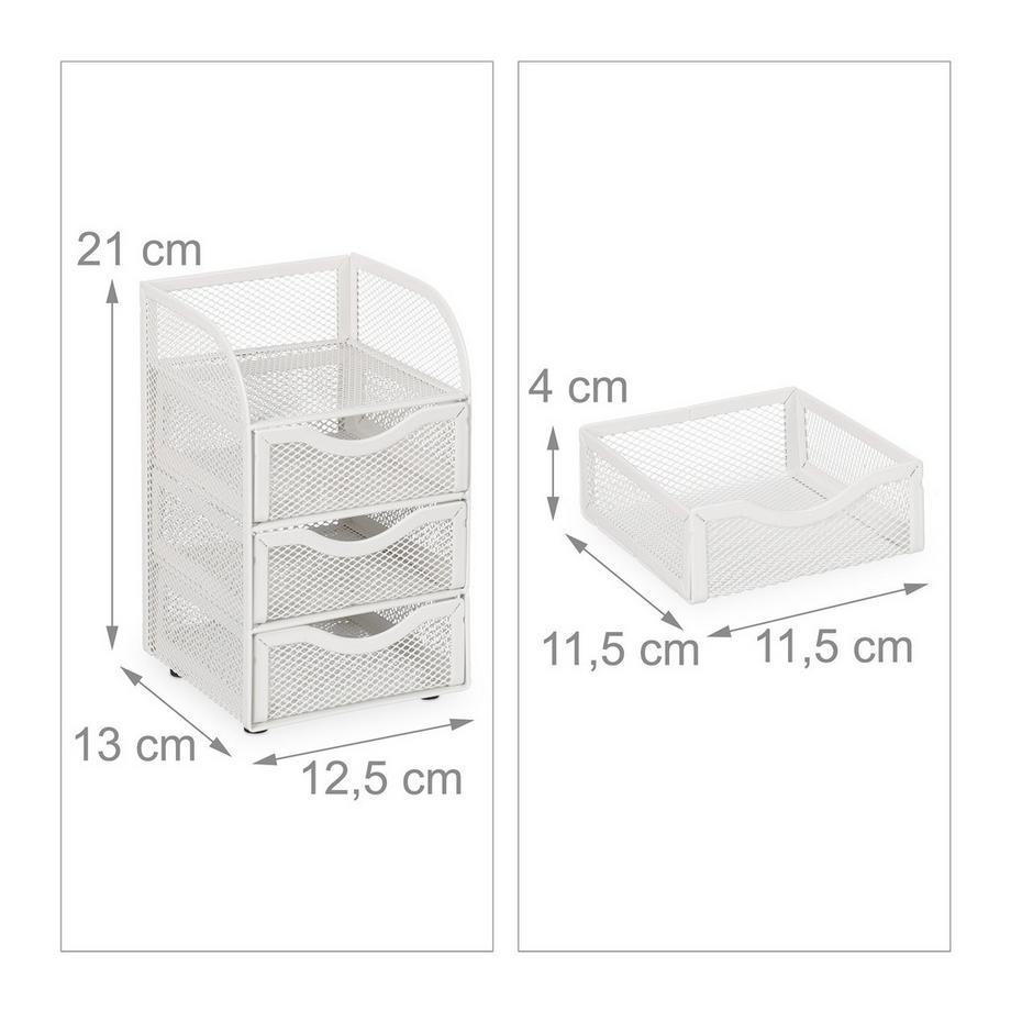 B2X Organizzazione della scrivania con 4 scomparti  