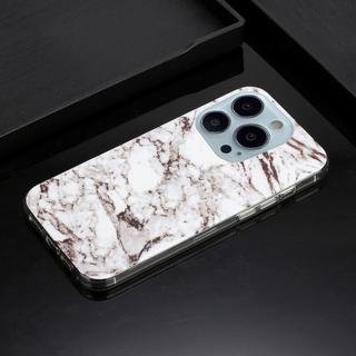 Cover-Discount  iPhone 14 Pro - Silikon Gummi Case Marble 