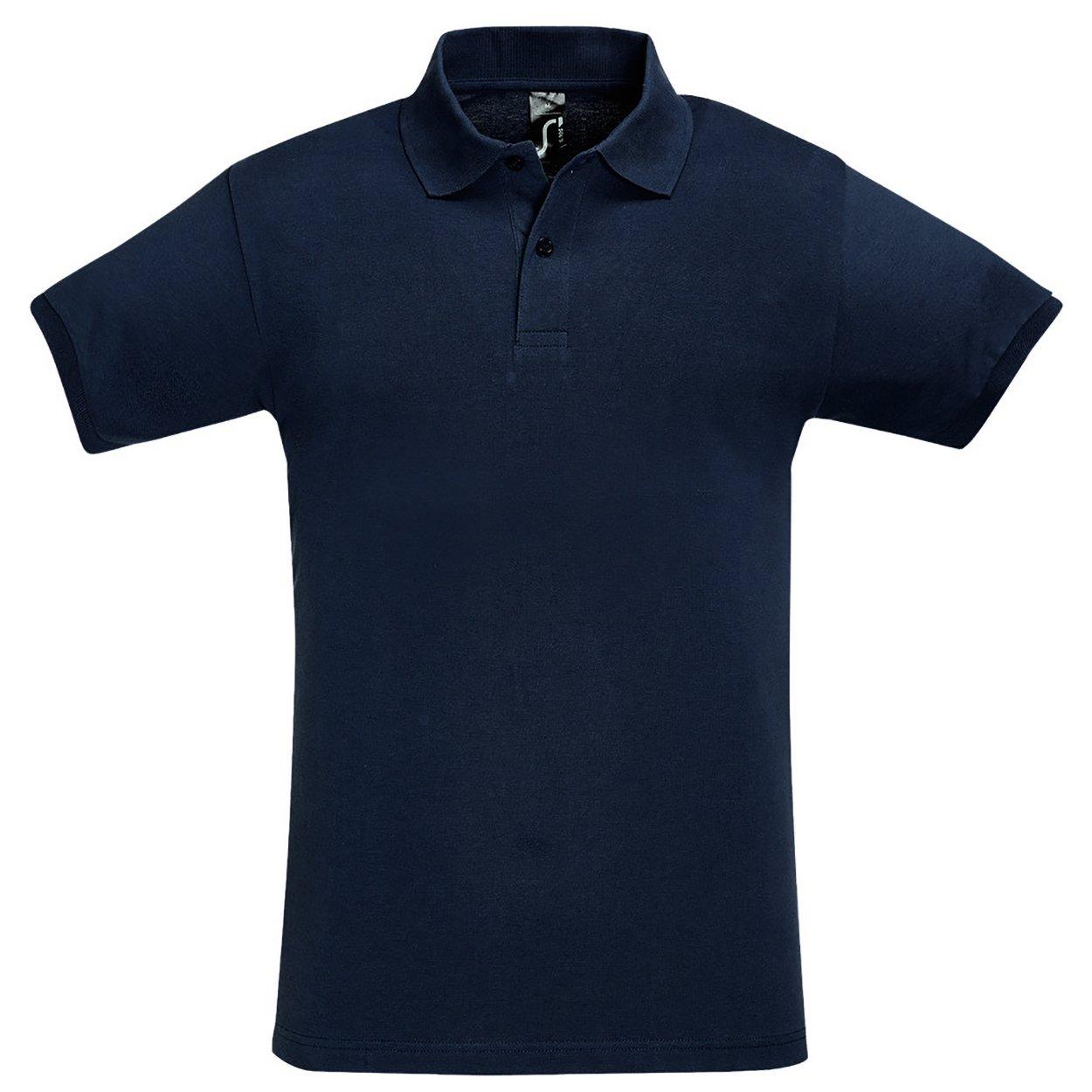 Image of Mens Perfect Pique Poloshirt, Kurzarm Herren Marine L