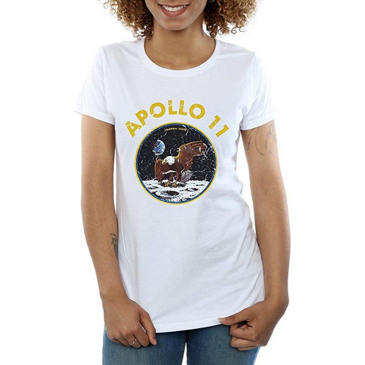 Image of Apollo 11 Tshirt Damen Weiss M