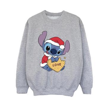 Lilo And Stitch Christmas Love Biscuit Sweatshirt