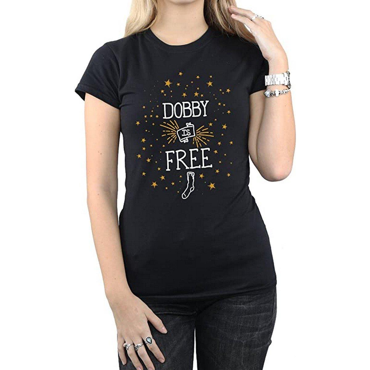 Image of Dobby Is Free Tshirt Damen Schwarz XL