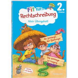 Fit für Rechtschreibung 2. Klasse. Mein Übungsheft Reichert, Sonja; Wandrey, Guido (Illustrationen) Gebundene Ausgabe 