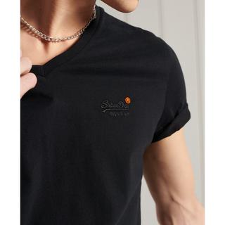 Superdry Klassisches V-Ausschnitt T-Shirt Bio-Baumwolle  