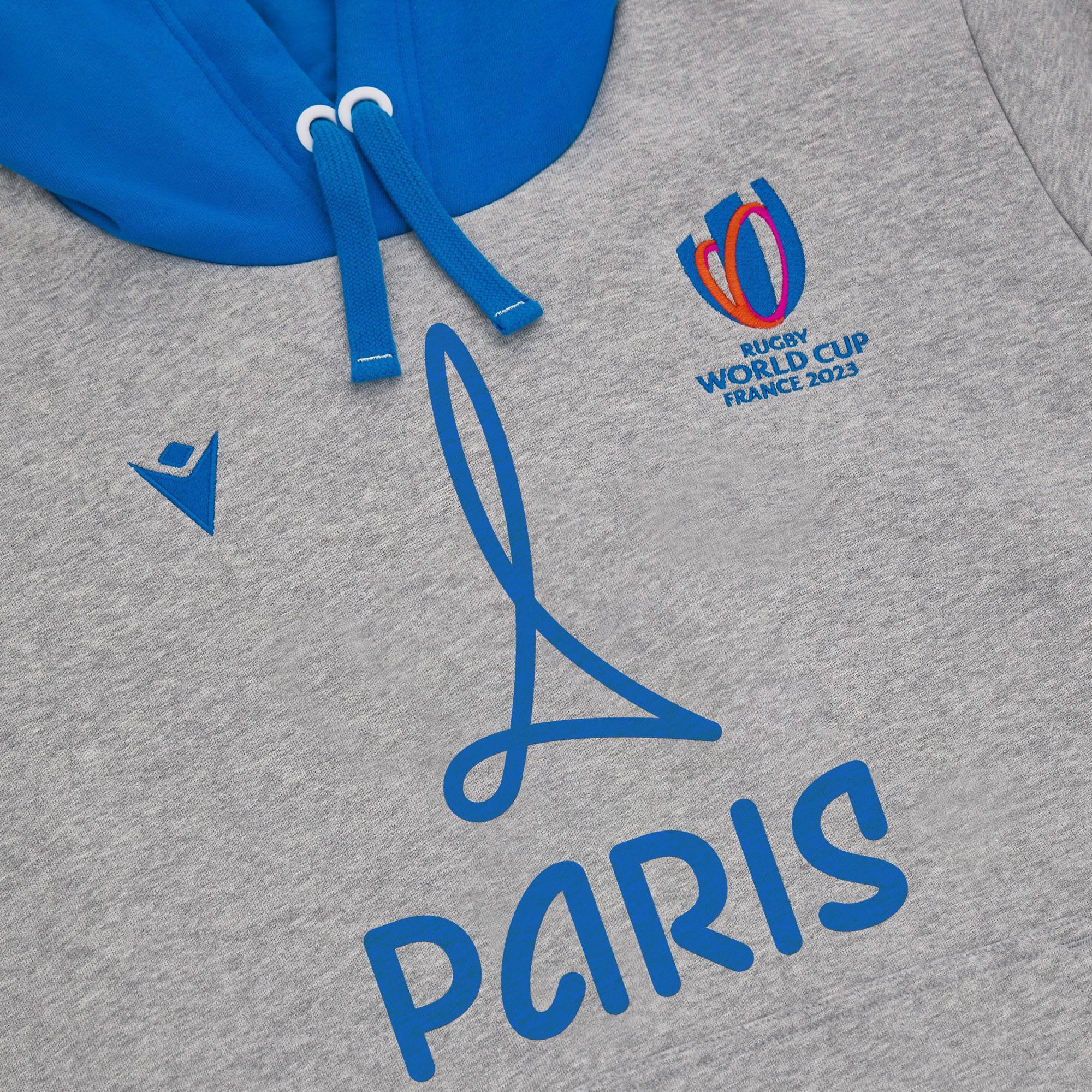 macron  sweatshirt à capuche rwc france 2023 paris 