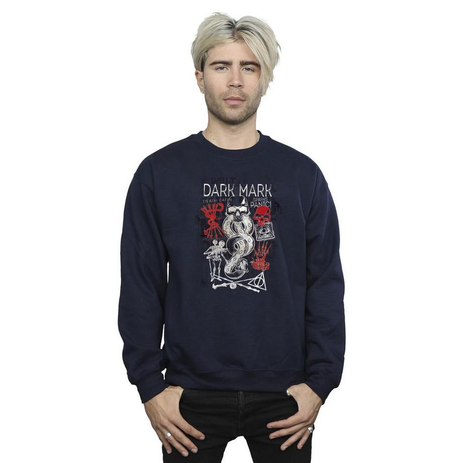 HARRY-POTTER Dark Mark Sweatshirt à Imprimé Graphique  