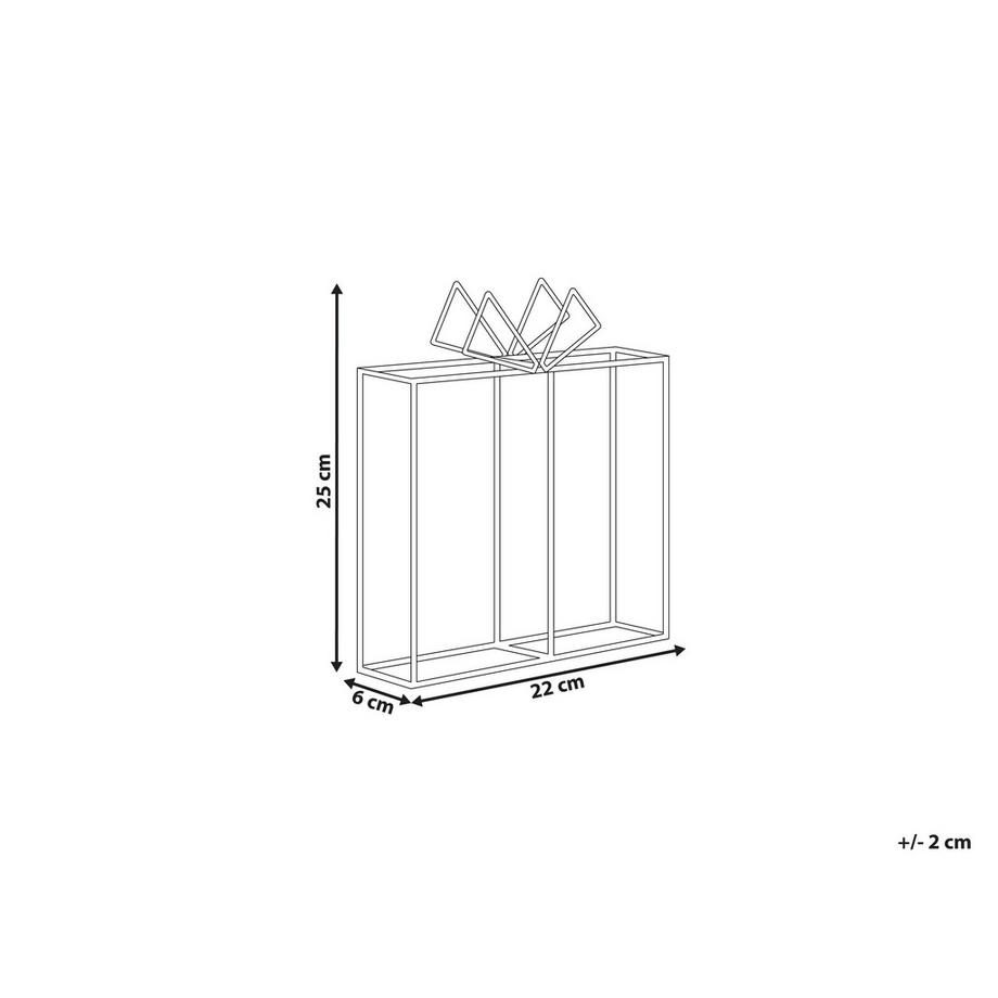 Beliani Décoration extérieure en Acrylique Moderne KEMI  