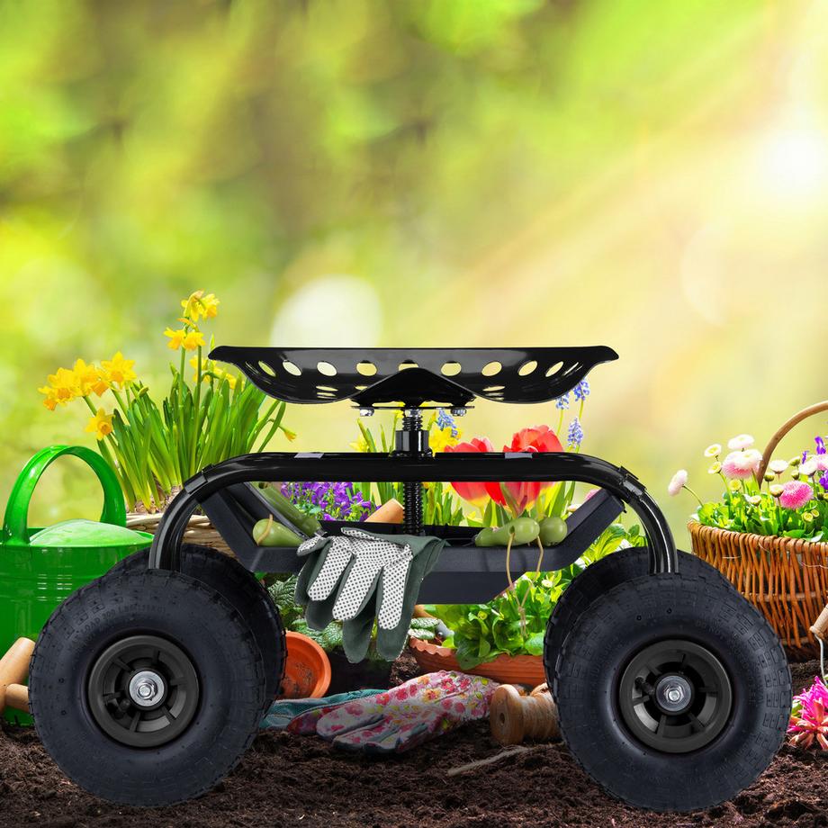 Northix Verstellbarer Gartensitz  