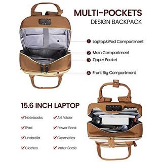 Only-bags.store Laptop Rucksack 15.6 Zoll Wasserdicht Schultasche Anti-Diebstahl  