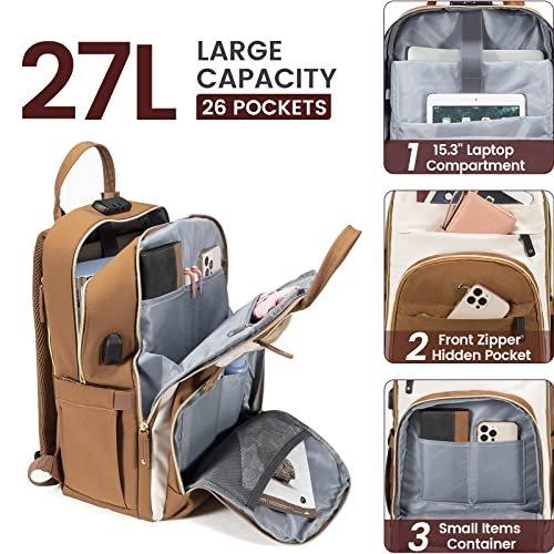 Only-bags.store  Rucksack Laptop Rucksack 15.6 Zoll Schulrucksack Teenager Wasserdicht Schultasche Backpack Anti-Diebstahl School Bag für Schule Reise Arbeit Leicht 