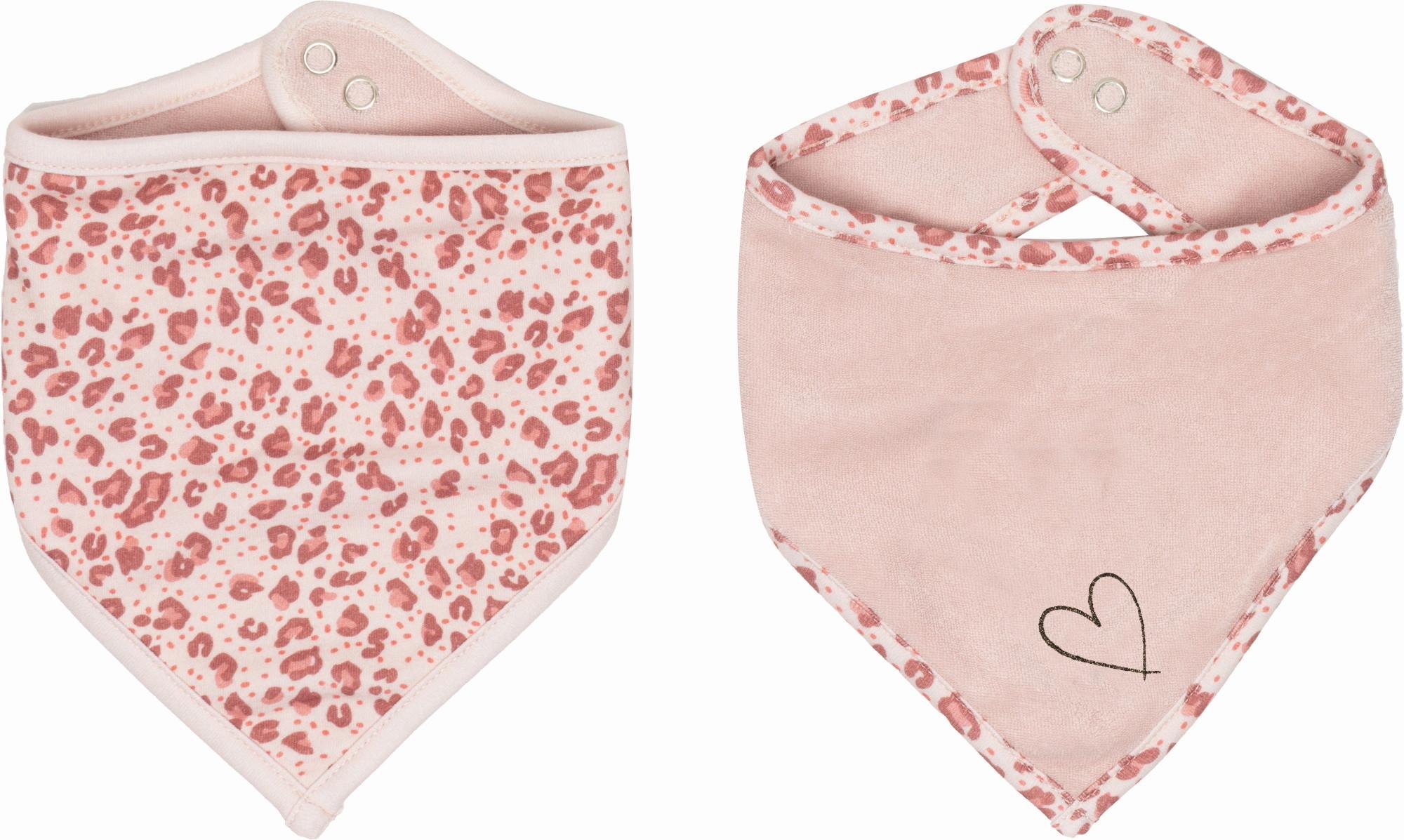 Image of Bandana 2 Stk. Pink Leopard Unisex Pink ONE SIZE