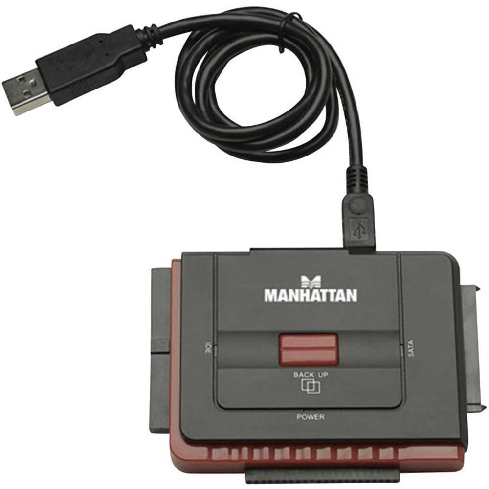 Manhattan  Manhattan USB 2.0 Cavo [1x Spina A USB 2.0 - 1x Presa SATA a 7 poli, Presa IDE a 40 poli] 