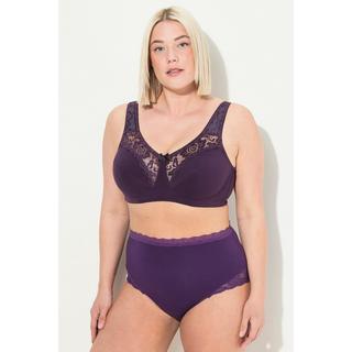 Ulla Popken  Reggiseno sostenitivo modello Kelly senza ferretto con pizzo e coppa C-E 